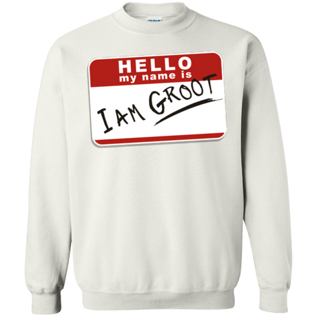 Sweatshirts White / Small I am Groot Crewneck Sweatshirt