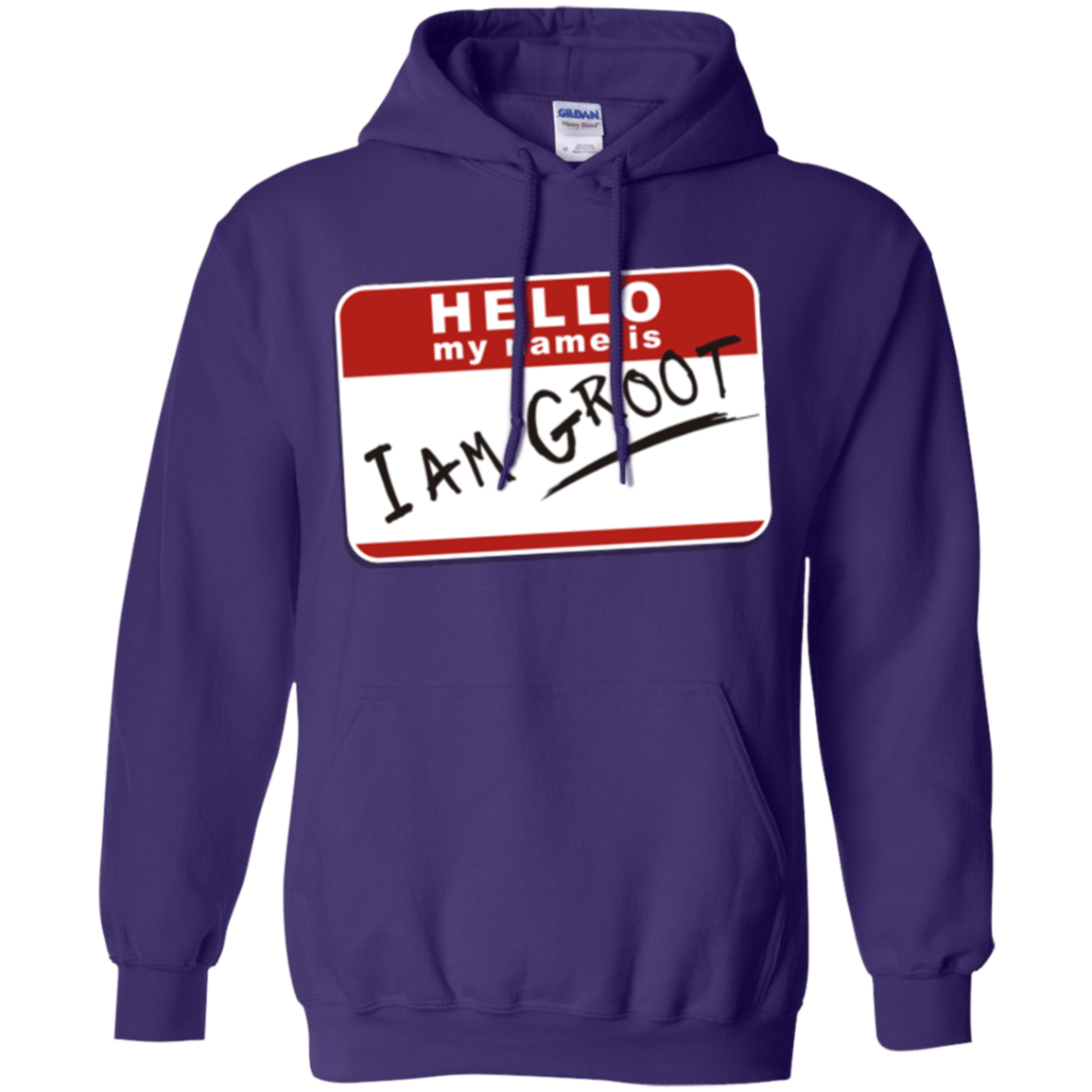 Sweatshirts Purple / Small I am Groot Pullover Hoodie
