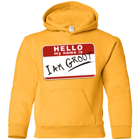Sweatshirts Gold / YS I am Groot Youth Hoodie