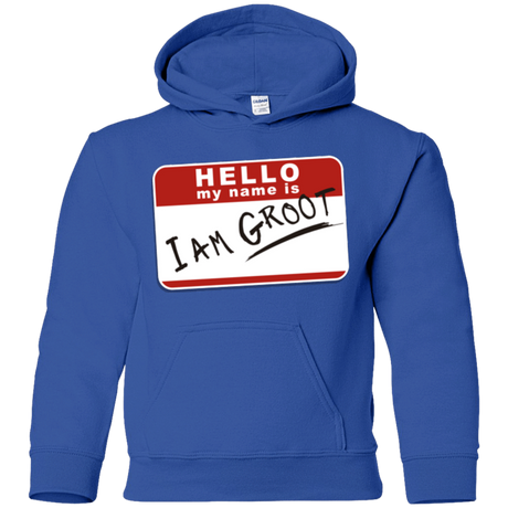 Sweatshirts Royal / YS I am Groot Youth Hoodie