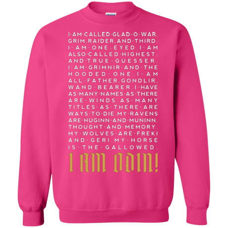 Sweatshirts Heliconia / Small I am Odin Crewneck Sweatshirt