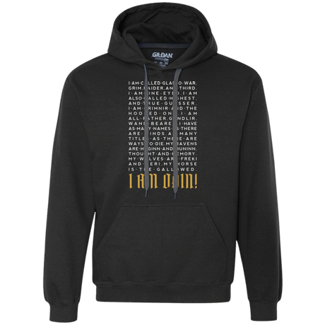 Sweatshirts Black / Small I am Odin Premium Fleece Hoodie