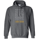 Sweatshirts Dark Heather / Small I am Odin Pullover Hoodie