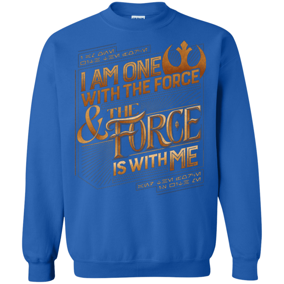 Sweatshirts Royal / S I Am One With The Force Crewneck Sweatshirt