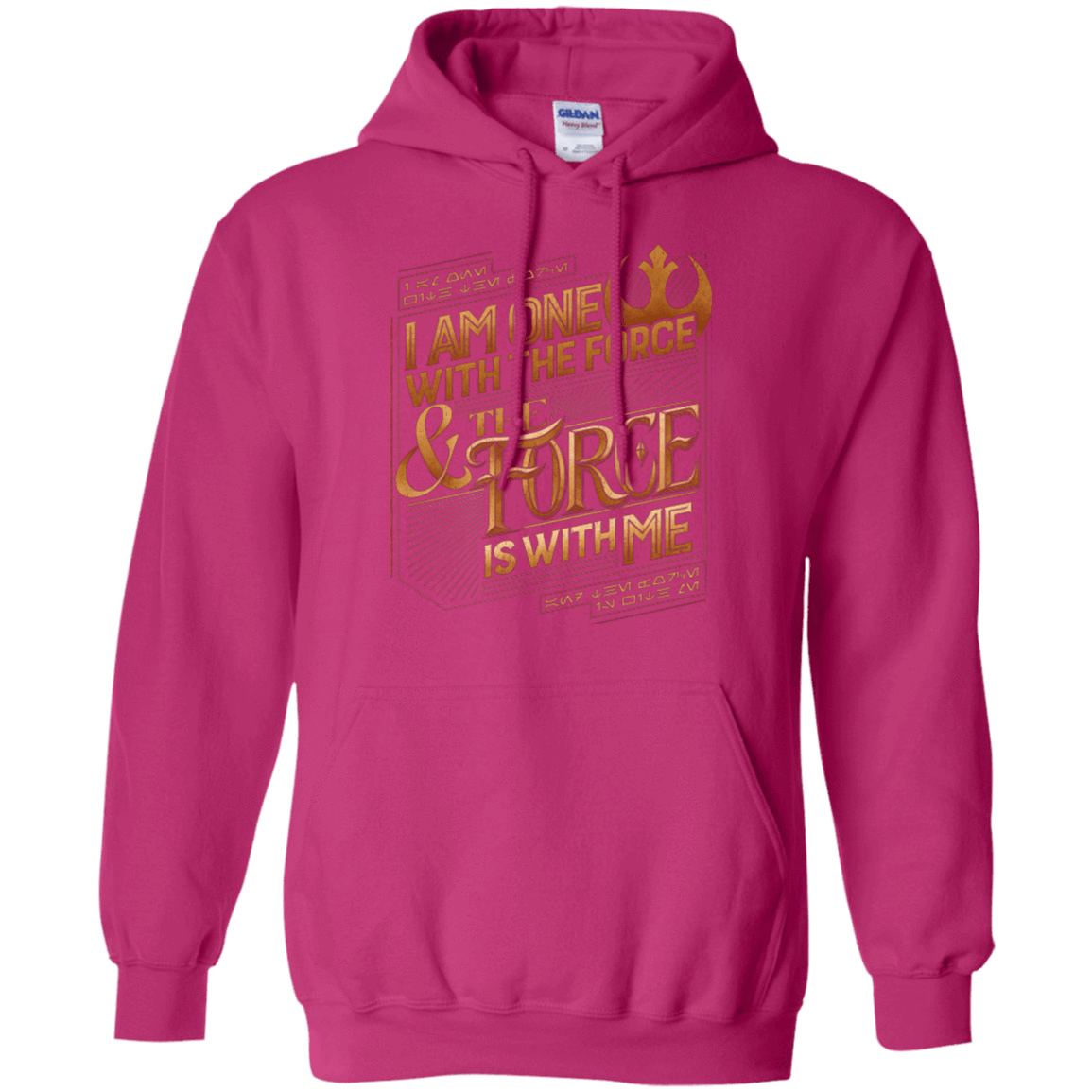 Sweatshirts Heliconia / S I Am One With The Force Pullover Hoodie