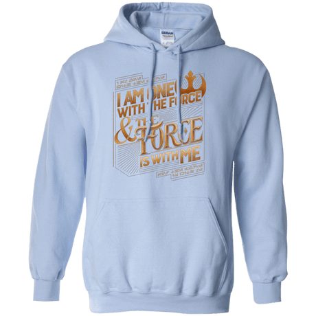 Sweatshirts Light Blue / S I Am One With The Force Pullover Hoodie