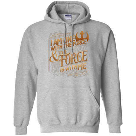 Sweatshirts Sport Grey / S I Am One With The Force Pullover Hoodie