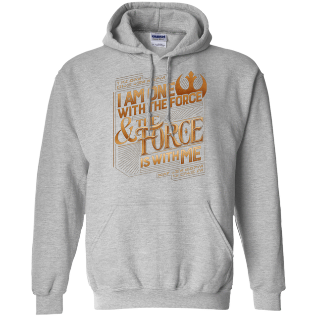 Sweatshirts Sport Grey / S I Am One With The Force Pullover Hoodie
