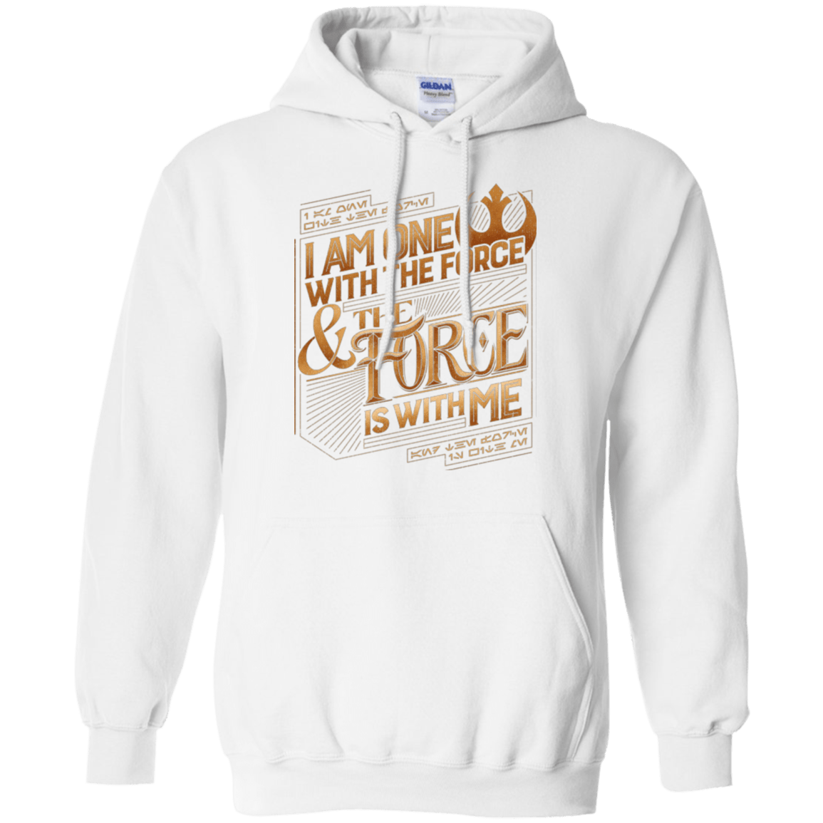 Sweatshirts White / S I Am One With The Force Pullover Hoodie