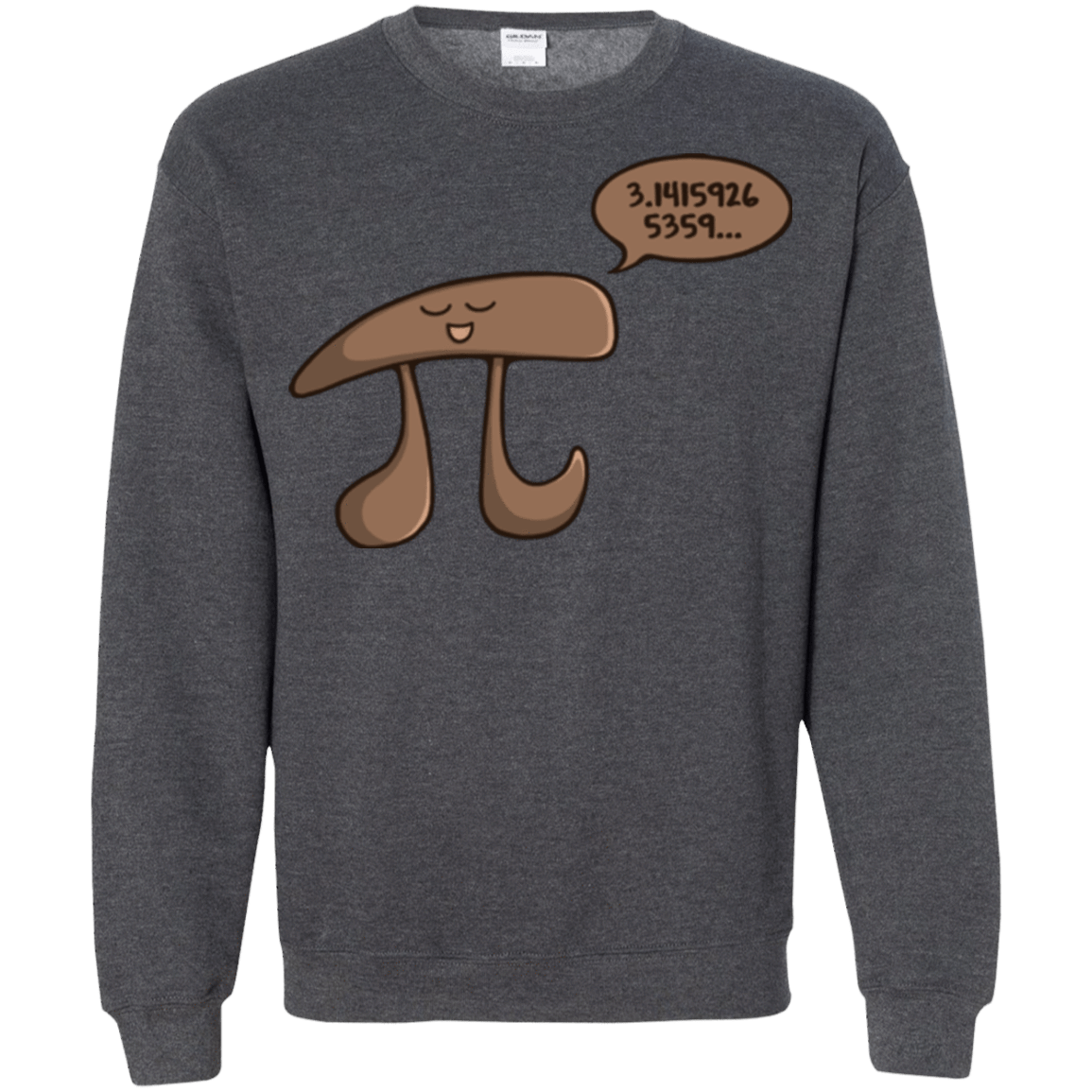 Sweatshirts Dark Heather / Small I am Pi Crewneck Sweatshirt