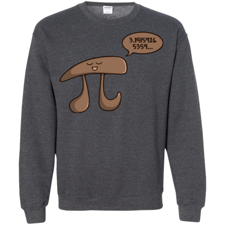 Sweatshirts Dark Heather / Small I am Pi Crewneck Sweatshirt