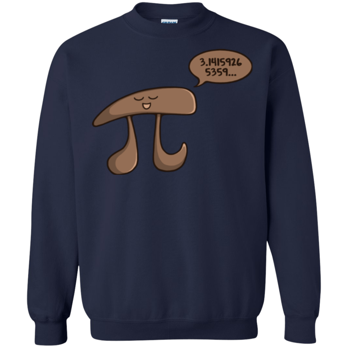 Sweatshirts Navy / Small I am Pi Crewneck Sweatshirt