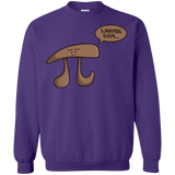 Sweatshirts Purple / Small I am Pi Crewneck Sweatshirt