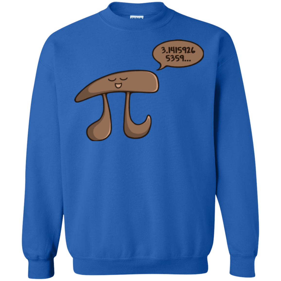 Sweatshirts Royal / Small I am Pi Crewneck Sweatshirt