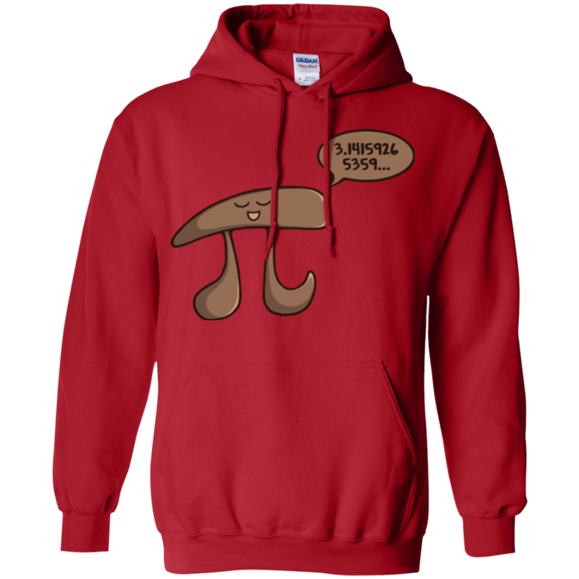 Sweatshirts Red / Small I am Pi Pullover Hoodie