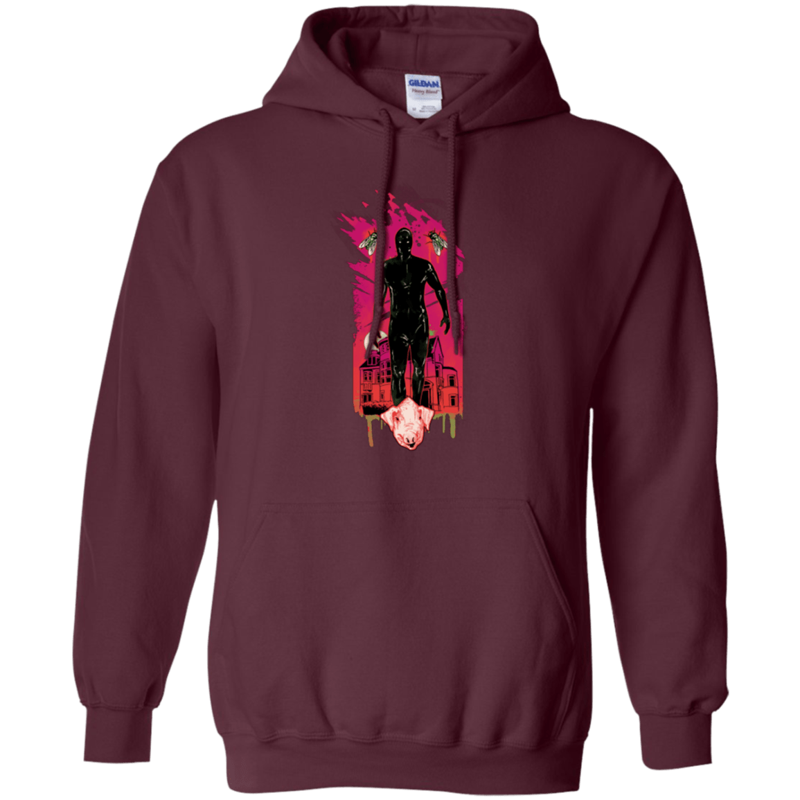 Sweatshirts Maroon / Small I Am Rubber Pullover Hoodie