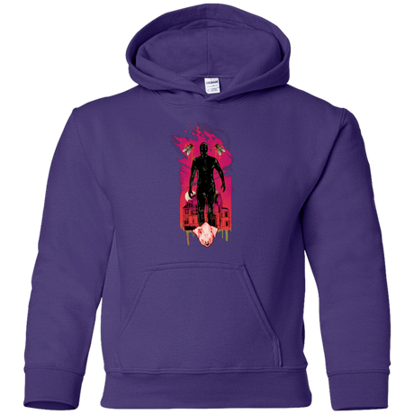Sweatshirts Purple / YS I Am Rubber Youth Hoodie