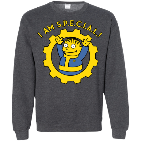 Sweatshirts Dark Heather / Small I am special Crewneck Sweatshirt
