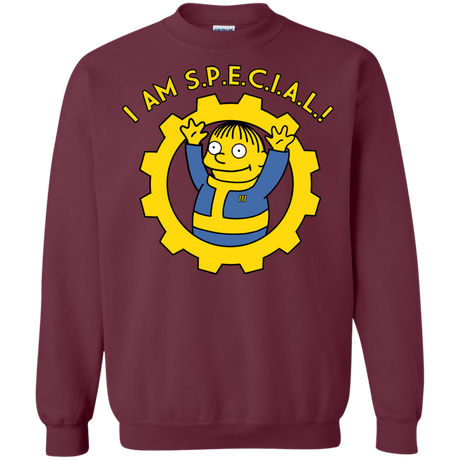 Sweatshirts Maroon / Small I am special Crewneck Sweatshirt