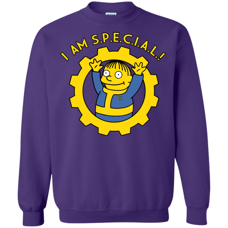 Sweatshirts Purple / Small I am special Crewneck Sweatshirt