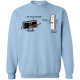 Sweatshirts Light Blue / Small I am your father NES Crewneck Sweatshirt