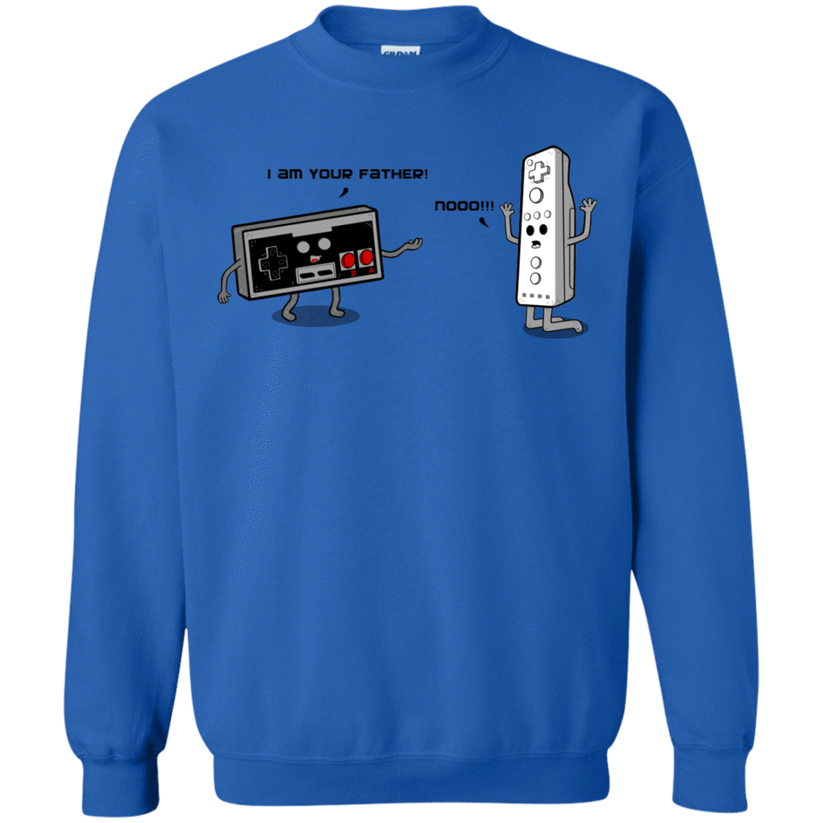 Sweatshirts Royal / Small I am your father NES Crewneck Sweatshirt