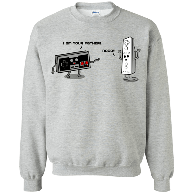 Sweatshirts Sport Grey / Small I am your father NES Crewneck Sweatshirt