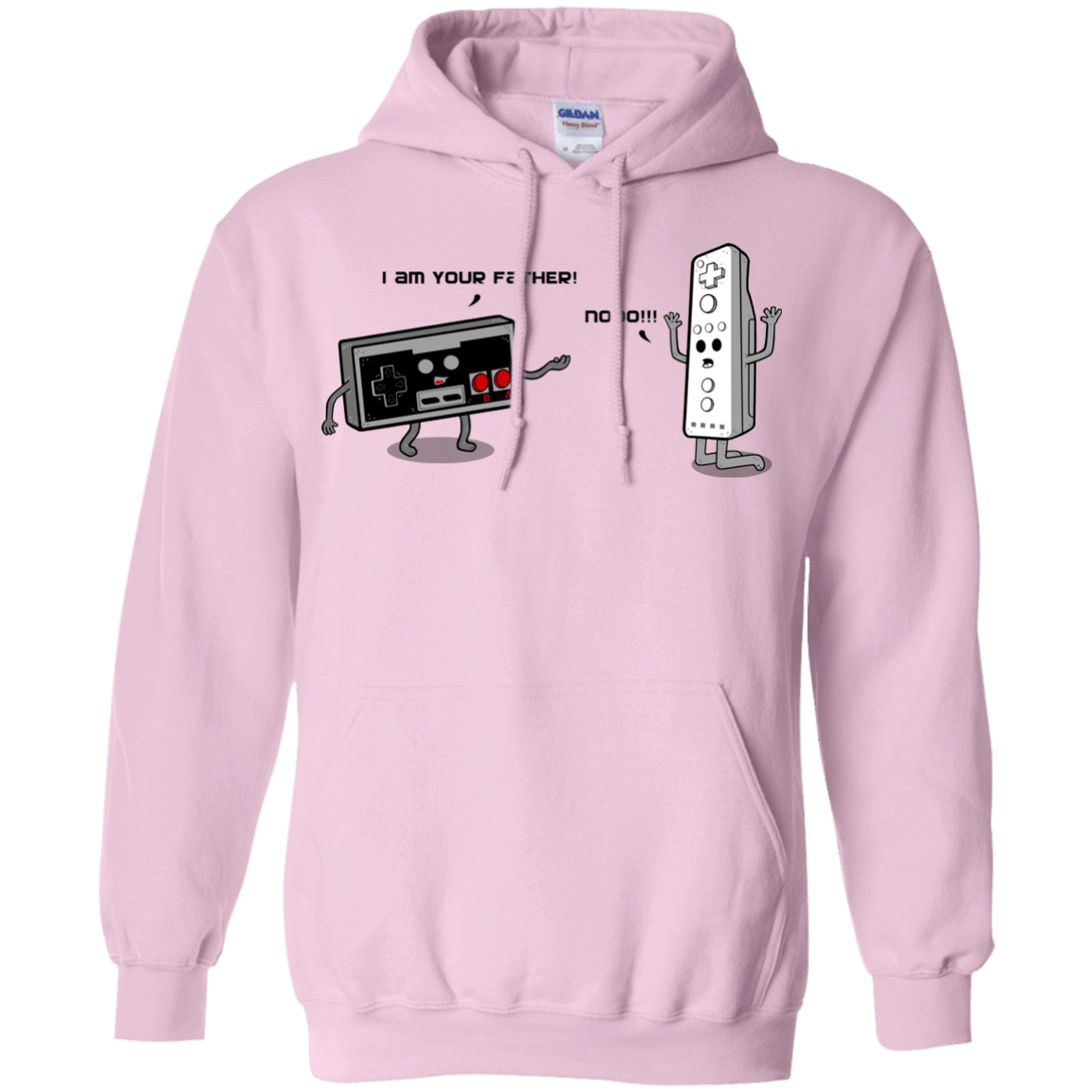 Sweatshirts Light Pink / Small I am your father NES Pullover Hoodie