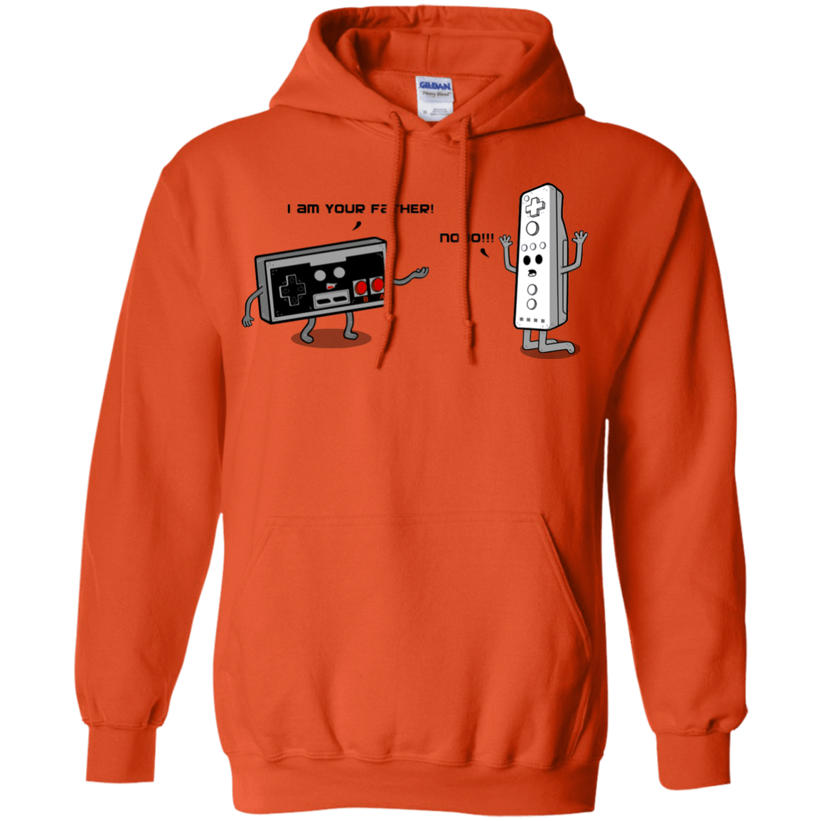 Sweatshirts Orange / Small I am your father NES Pullover Hoodie