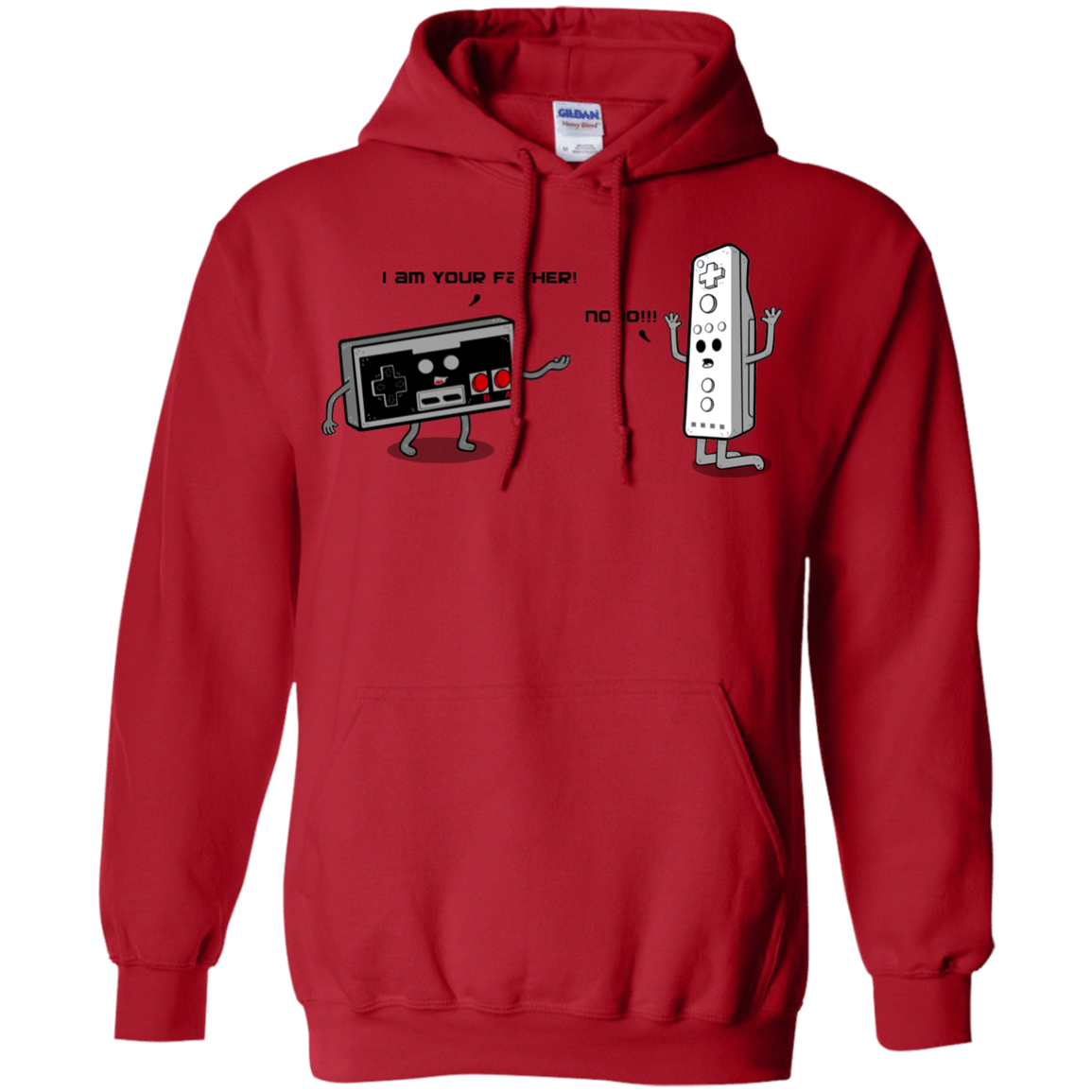 Sweatshirts Red / Small I am your father NES Pullover Hoodie