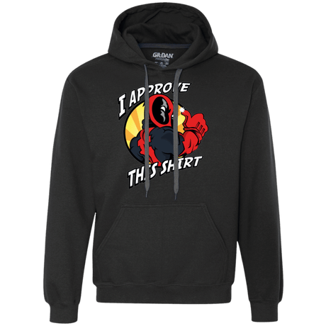 Sweatshirts Black / Small I Approve This Shirt Premium Fleece Hoodie