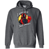 Sweatshirts Dark Heather / Small I Approve This Shirt Pullover Hoodie