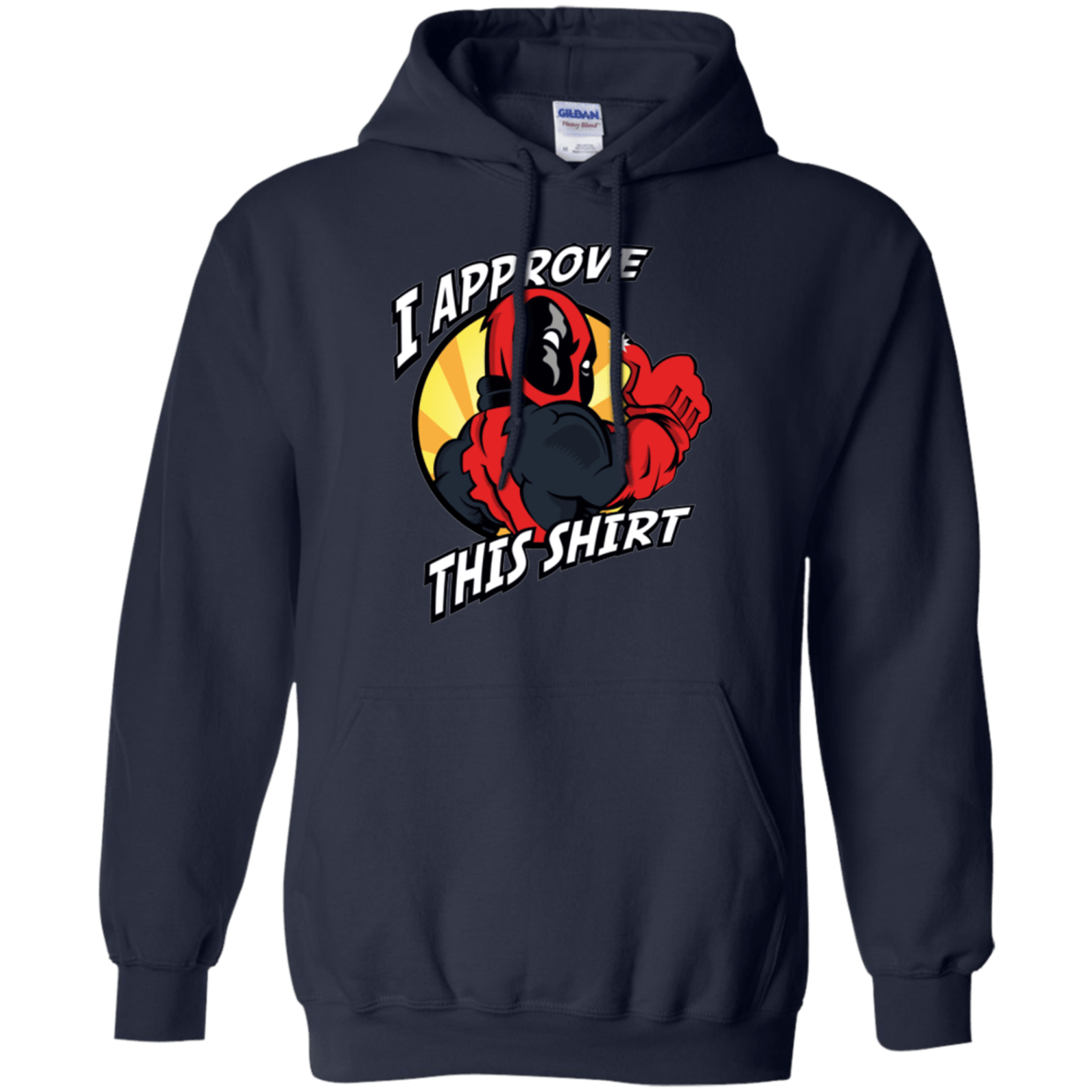 Sweatshirts Navy / Small I Approve This Shirt Pullover Hoodie