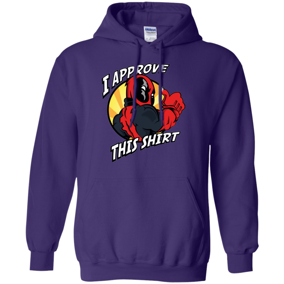 Sweatshirts Purple / Small I Approve This Shirt Pullover Hoodie