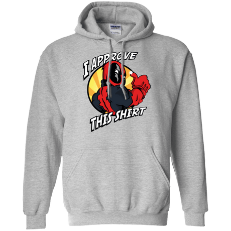 Sweatshirts Sport Grey / Small I Approve This Shirt Pullover Hoodie