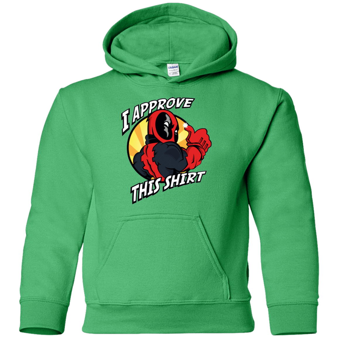 Sweatshirts Irish Green / YS I Approve This Shirt Youth Hoodie