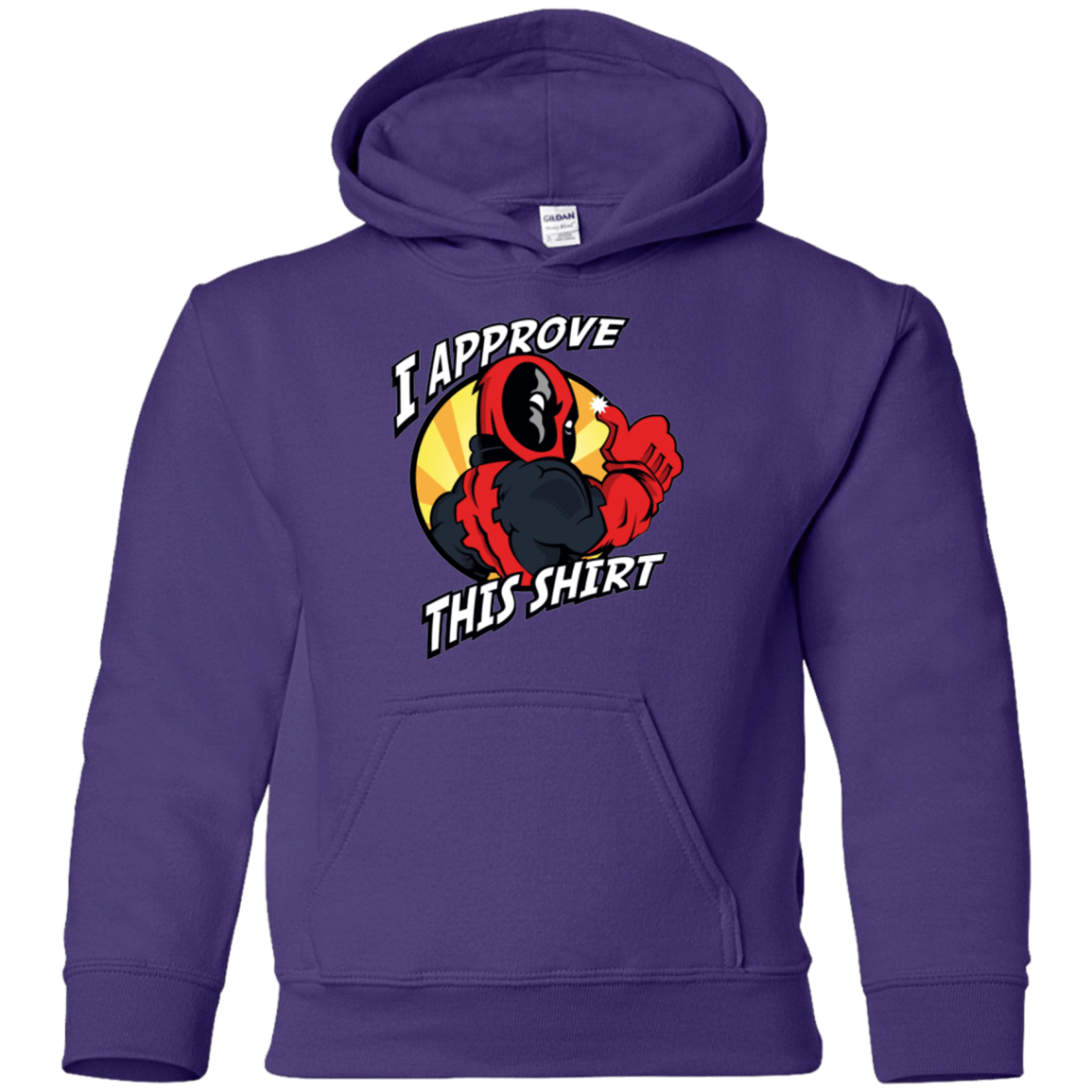 Sweatshirts Purple / YS I Approve This Shirt Youth Hoodie