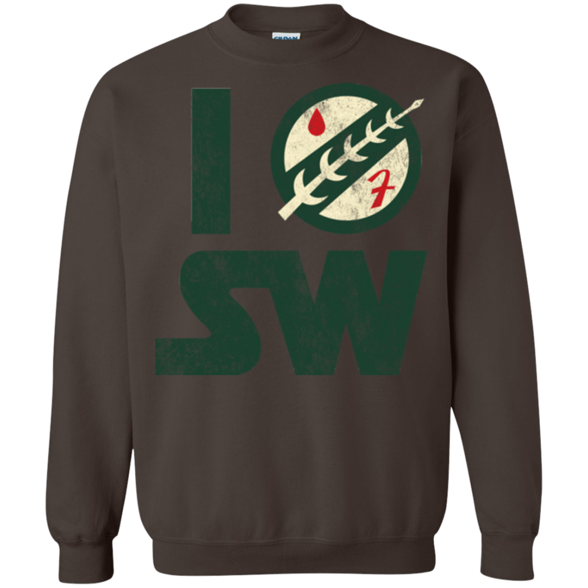 Sweatshirts Dark Chocolate / Small I Boba SW Crewneck Sweatshirt