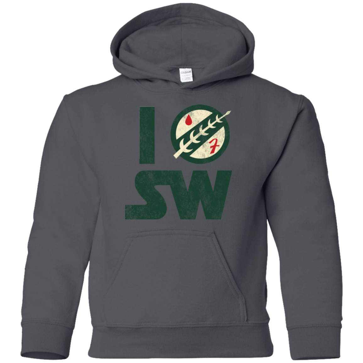 Sweatshirts Charcoal / YS I Boba SW Youth Hoodie