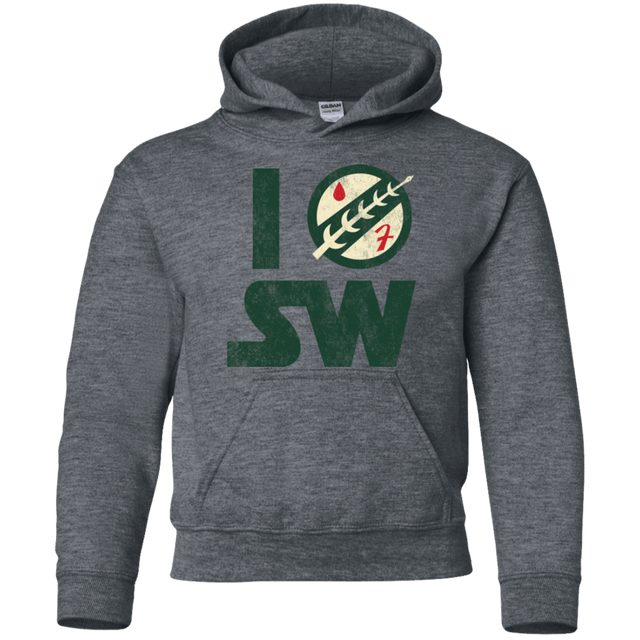 Sweatshirts Dark Heather / YS I Boba SW Youth Hoodie