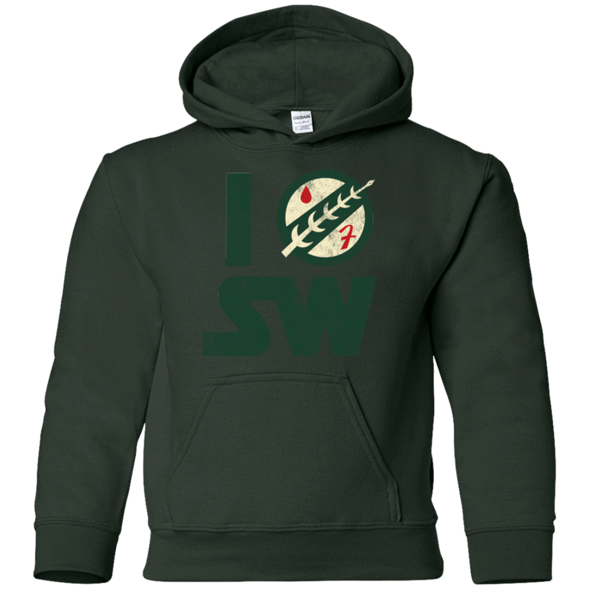 Sweatshirts Forest Green / YS I Boba SW Youth Hoodie