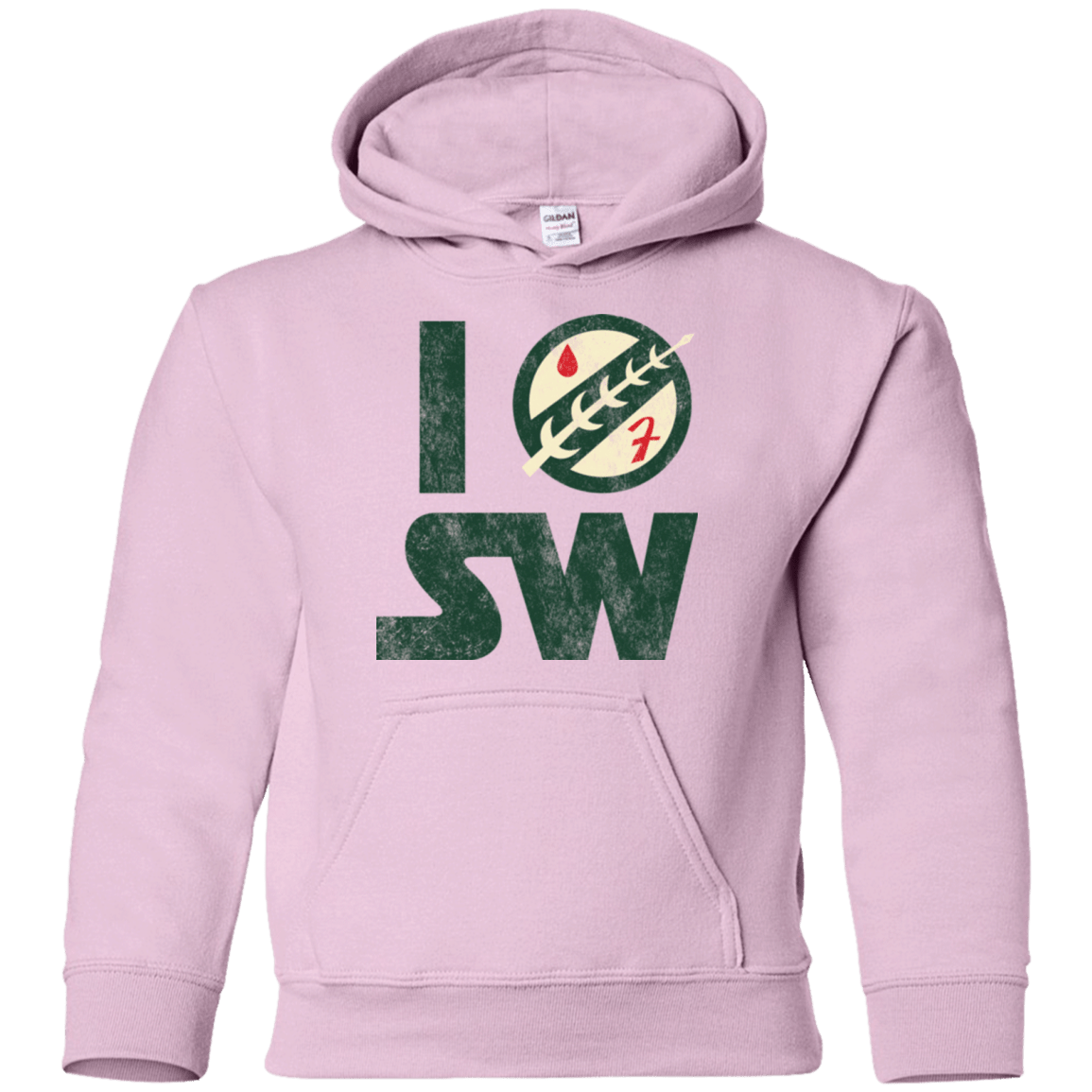 Sweatshirts Light Pink / YS I Boba SW Youth Hoodie