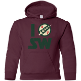 Sweatshirts Maroon / YS I Boba SW Youth Hoodie