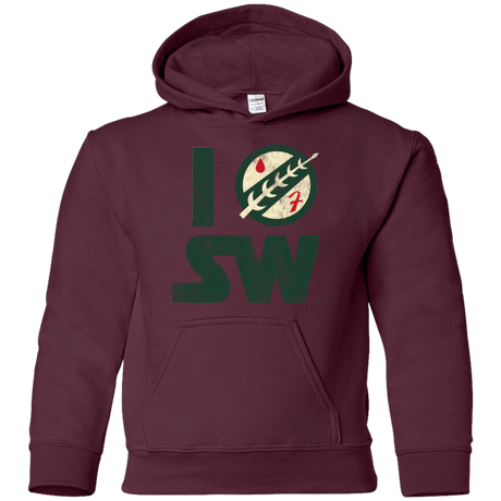 Sweatshirts Maroon / YS I Boba SW Youth Hoodie