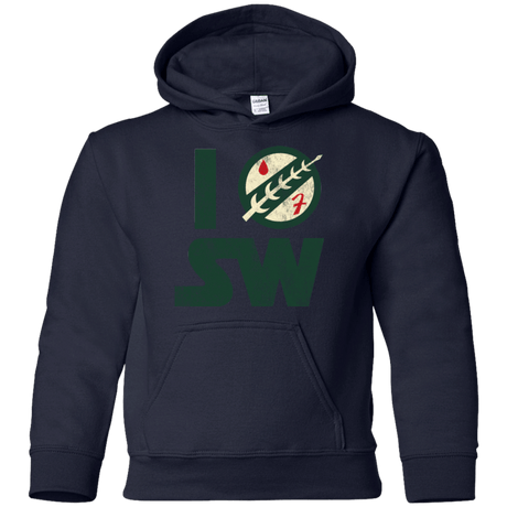 Sweatshirts Navy / YS I Boba SW Youth Hoodie