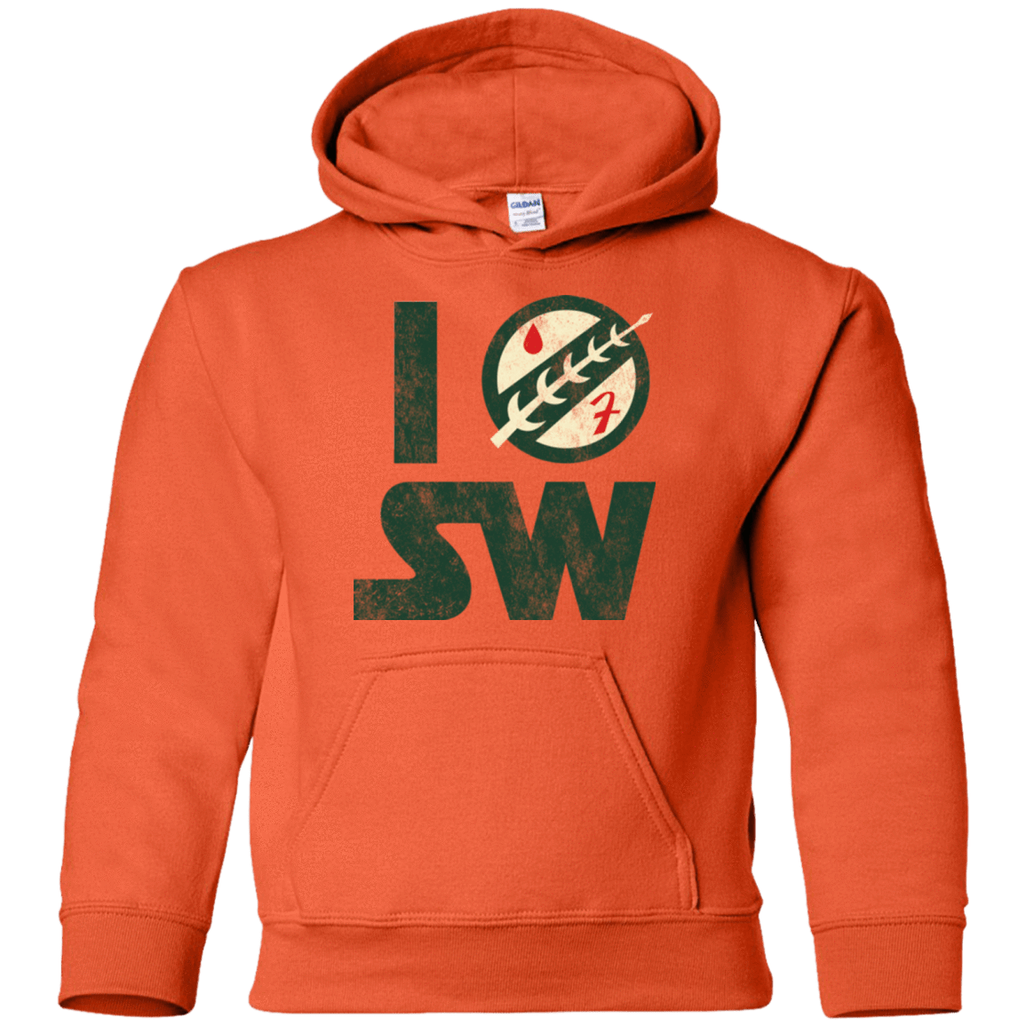 Sweatshirts Orange / YS I Boba SW Youth Hoodie