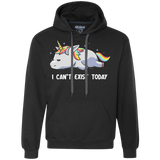 Sweatshirts Black / S I Can't Exist Today Premium Fleece Hoodie