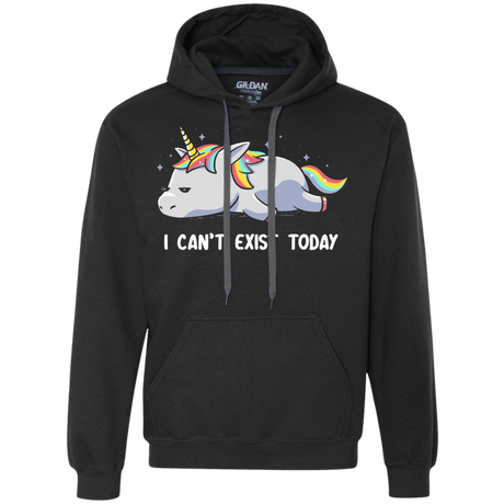 Sweatshirts Black / S I Can't Exist Today Premium Fleece Hoodie