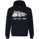 Sweatshirts Navy / S I Can't Exist Today Premium Fleece Hoodie