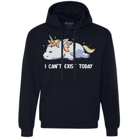 Sweatshirts Navy / S I Can't Exist Today Premium Fleece Hoodie